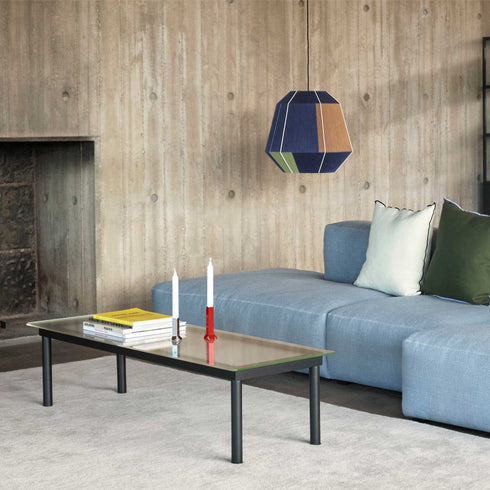 Kofi Coffee Table Black / Oak / 140x50cm